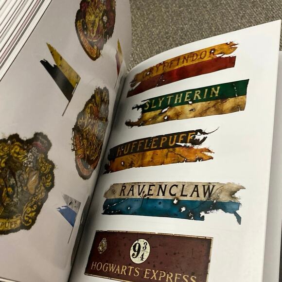 Harry Potter World of Stickers Hardback Book Hardcover Art From Wizarding World - Picture 10 of 14